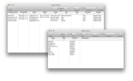 BillSonar Invoice Mac OS X CSV Import